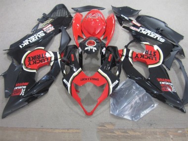 Suzuki GSXR 1000 K5 2005-2006 - Preto Lucky Strike Vermelho Motul