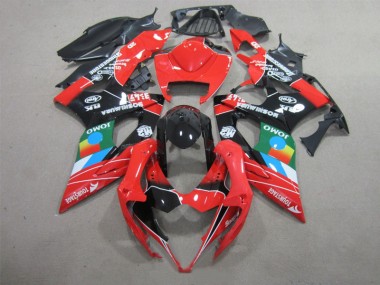 Suzuki GSXR 1000 K5 2005-2006 - Preto Vermelho Verde