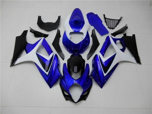 Suzuki GSXR 1000 K7 2007-2008 - Azul Branco Preto
