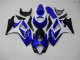 Suzuki GSXR 1000 K7 2007-2008 - Azul Branco Preto