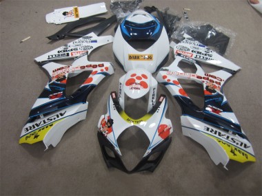Suzuki GSXR 1000 K7 2007-2008 - Branco Azul Dark Dog
