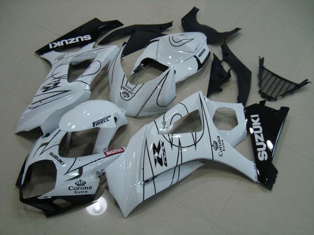 Suzuki GSXR 1000 K7 2007-2008 - Branco Corona Suzuki GSXR 1000 K7 2007-2008 - Branco Corona