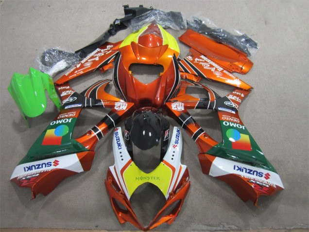 Suzuki GSXR 1000 K7 2007-2008 - Laranja Amarelo Monster Suzuki GSXR 1000 K7 2007-2008 - Laranja Amarelo Monster