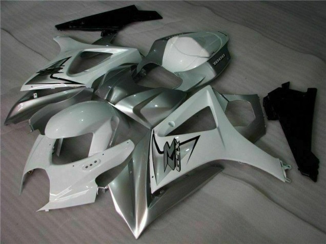 Suzuki GSXR 1000 K7 2007-2008 - Prata Branco