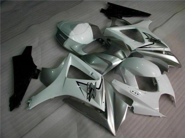 Suzuki GSXR 1000 K7 2007-2008 - Prata Branco