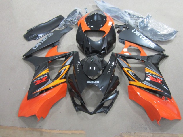 Suzuki GSXR 1000 K7 2007-2008 - Preto Laranja Suzuki GSXR 1000 K7 2007-2008 - Preto Laranja