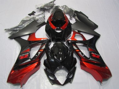 Suzuki GSXR 1000 K7 2007-2008 - Preto Vermelho