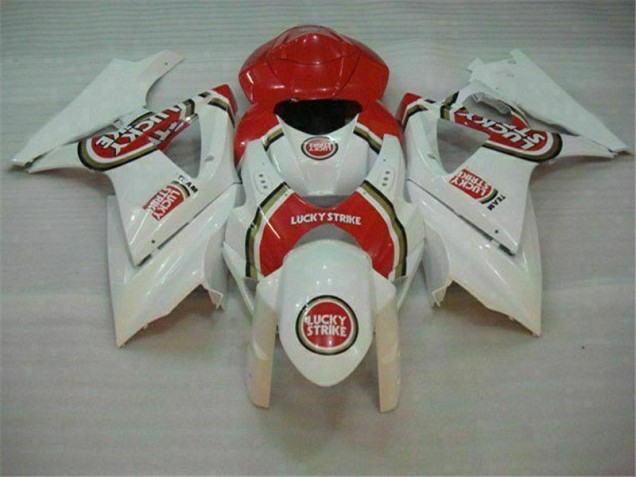 Suzuki GSXR 1000 K7 2007-2008 - Vermelho Branco Suzuki GSXR 1000 K7 2007-2008 - Vermelho Branco