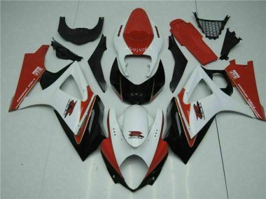 Suzuki GSXR 1000 K7 2007-2008 - Vermelho Branco