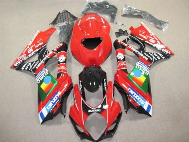 Suzuki GSXR 1000 K7 2007-2008 - Vermelho Preto