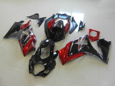 Suzuki GSXR 1000 K7 2007-2008 - Vermelho Preto No Adesivo