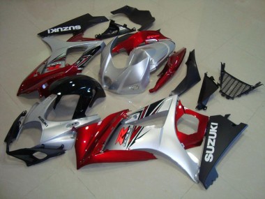 Suzuki GSXR 1000 K7 2007-2008 - Vermelho Preto Prata