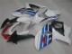 Suzuki GSXR 1000 K9 2009-2016 - Branco Azul Suzuki GSXR 1000 K9 2009-2016 - Branco Azul