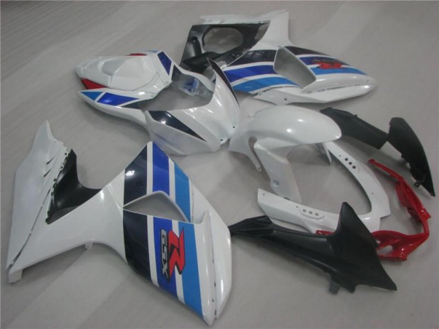 Suzuki GSXR 1000 K9 2009-2016 - Branco Azul Suzuki GSXR 1000 K9 2009-2016 - Branco Azul