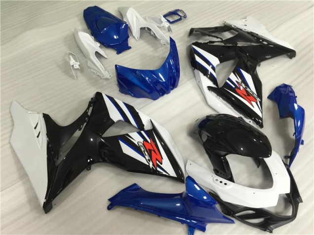 Suzuki GSXR 1000 K9 2009-2016 - Branco Azul Preto Suzuki GSXR 1000 K9 2009-2016 - Branco Azul Preto