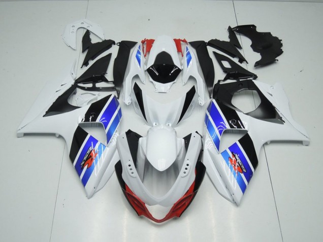 Suzuki GSXR 1000 K9 2009-2016 - Branco Azul Preto Suzuki GSXR 1000 K9 2009-2016 - Branco Azul Preto