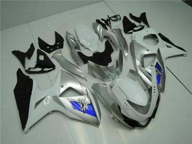 Suzuki GSXR 1000 K9 2009-2016 - Prata Branco Suzuki GSXR 1000 K9 2009-2016 - Prata Branco