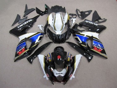Suzuki GSXR 1000 K9 2009-2016 - Preto Azul Branco Dark Dog
