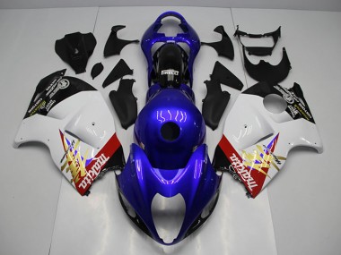 Suzuki GSXR 1300 Hayabusa 1996-2007 - Azul Branco