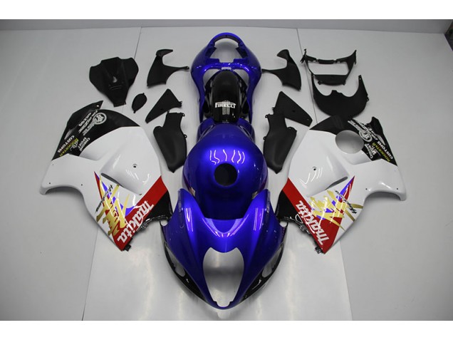 Suzuki GSXR 1300 Hayabusa 1996-2007 - Azul Branco Suzuki GSXR 1300 Hayabusa 1996-2007 - Azul Branco