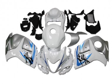 Suzuki GSXR 1300 Hayabusa 1996-2007 - Branco Azul