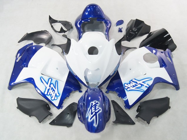 Suzuki GSXR 1300 Hayabusa 1996-2007 - Branco Azul