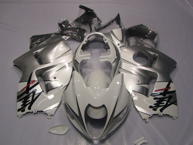 Suzuki GSXR 1300 Hayabusa 1996-2007 - Branco Preto Decalque Suzuki GSXR 1300 Hayabusa 1996-2007 - Branco Preto Decalque