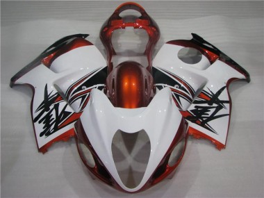 Suzuki GSXR 1300 Hayabusa 1996-2007 - Laranja Branco Preto