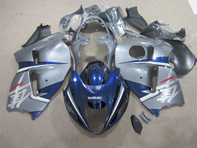 Suzuki GSXR 1300 Hayabusa 1996-2007 - Prata Azul