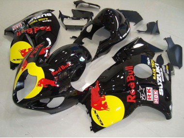 Suzuki GSXR 1300 Hayabusa 1996-2007 - Preto Amarelo Red Bull