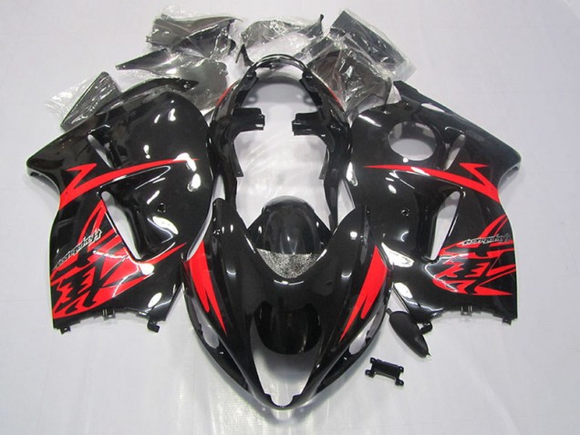 Suzuki GSXR 1300 Hayabusa 1996-2007 - Preto Vermelho