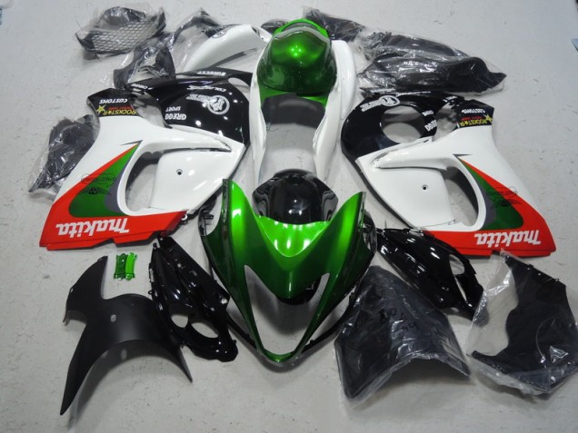 Suzuki GSXR 1300 Hayabusa 2008-2019 - Branco Verde Makita Suzuki GSXR 1300 Hayabusa 2008-2019 - Branco Verde Makita