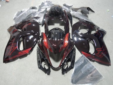 Suzuki GSXR 1300 Hayabusa 2008-2019 - Preto Vermelho