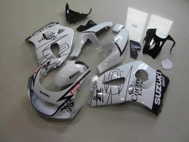 Suzuki GSXR 600 1996-2000 - Branco Corona Suzuki GSXR 600 1996-2000 - Branco Corona