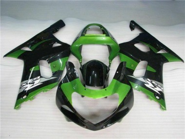 Suzuki GSXR 600 / 750 K1 K2 K3 2001-2003 - Verde Preto