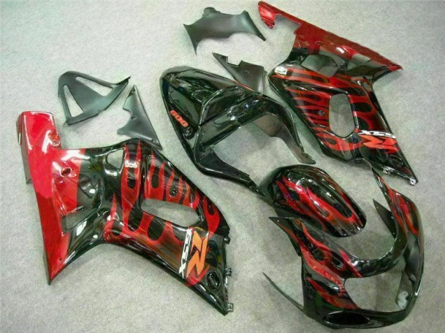 Suzuki GSXR 600 / 750 K1 K2 K3 2001-2003 - Vermelho Preto