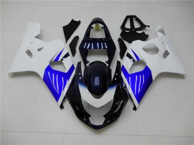 Suzuki GSXR 600 / 750 K4 2004-2005 - Branco Azul Suzuki GSXR 600 / 750 K4 2004-2005 - Branco Azul