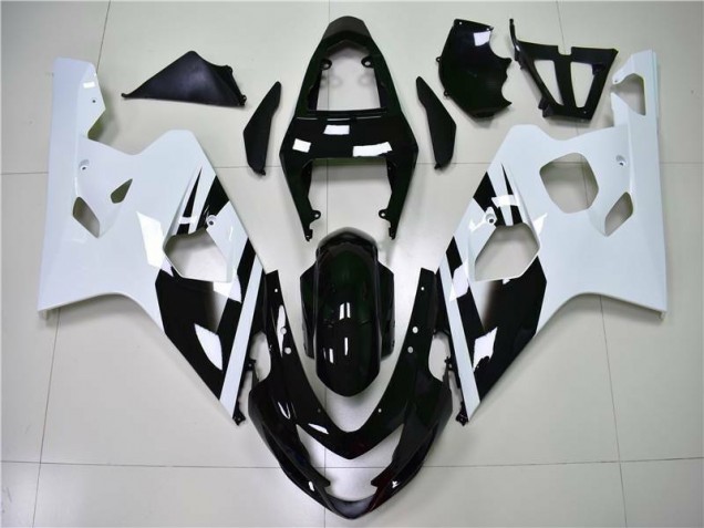 Suzuki GSXR 600 / 750 K4 2004-2005 - Branco Preto Suzuki GSXR 600 / 750 K4 2004-2005 - Branco Preto