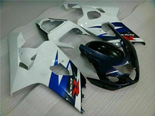 Suzuki GSXR 600 / 750 K4 2004-2005 - Branco Preto Suzuki GSXR 600 / 750 K4 2004-2005 - Branco Preto