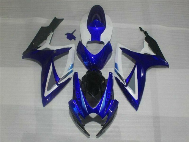 Suzuki GSXR 600 / 750 K6 2006-2007 - Azul Branco Suzuki GSXR 600 / 750 K6 2006-2007 - Azul Branco