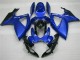 Suzuki GSXR 600 / 750 K6 2006-2007 - Azul Preto Suzuki GSXR 600 / 750 K6 2006-2007 - Azul Preto