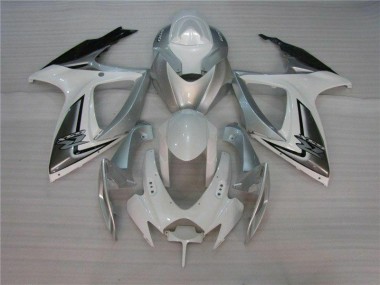 Suzuki GSXR 600 / 750 K6 2006-2007 - Branco Prata