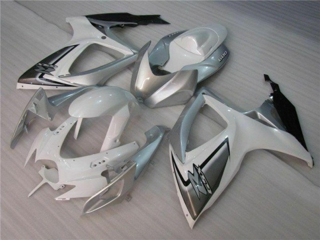 Suzuki GSXR 600 / 750 K6 2006-2007 - Branco Prata Suzuki GSXR 600 / 750 K6 2006-2007 - Branco Prata