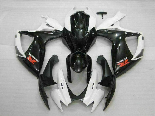 Suzuki GSXR 600 / 750 K6 2006-2007 - Branco Preto Suzuki GSXR 600 / 750 K6 2006-2007 - Branco Preto