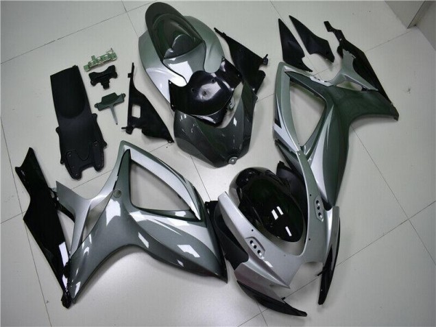 Suzuki GSXR 600 / 750 K6 2006-2007 - Prata Cinzento