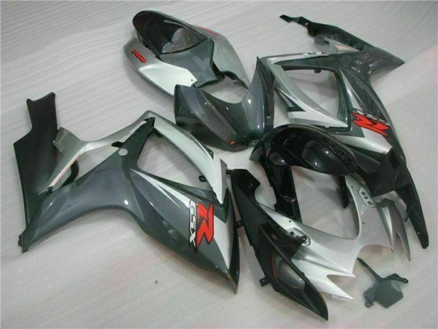 Suzuki GSXR 600 / 750 K6 2006-2007 - Prata Preto Suzuki GSXR 600 / 750 K6 2006-2007 - Prata Preto