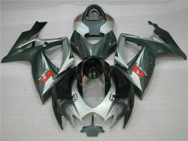 Suzuki GSXR 600 / 750 K6 2006-2007 - Prata Preto Suzuki GSXR 600 / 750 K6 2006-2007 - Prata Preto