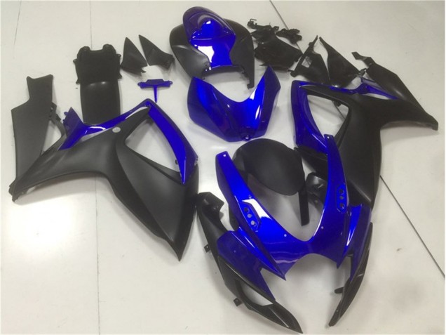 Suzuki GSXR 600 / 750 K6 2006-2007 - Preto Azul Suzuki GSXR 600 / 750 K6 2006-2007 - Preto Azul