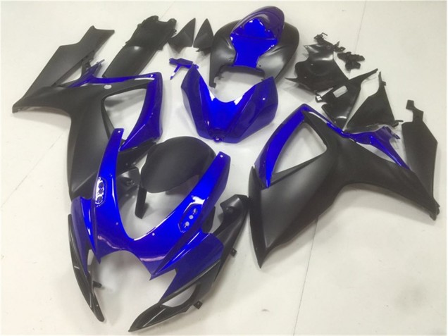 Suzuki GSXR 600 / 750 K6 2006-2007 - Preto Azul Suzuki GSXR 600 / 750 K6 2006-2007 - Preto Azul