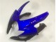 Suzuki GSXR 600 / 750 K6 2006-2007 - Preto Azul Suzuki GSXR 600 / 750 K6 2006-2007 - Preto Azul